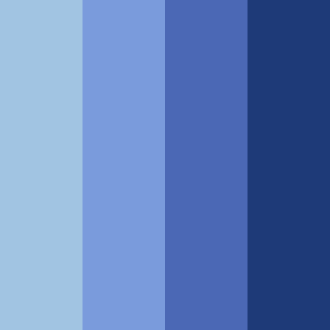 Download dark blue shades color palette PNG image (square)