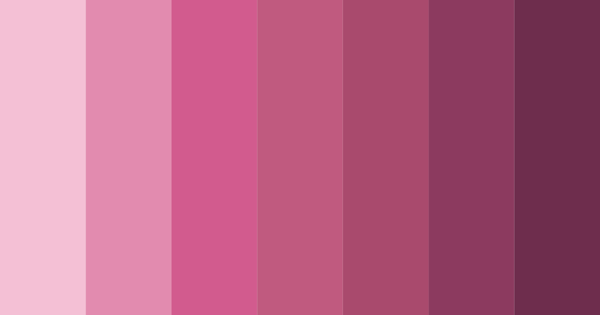Download rose shades color palette PNG image (landscape)