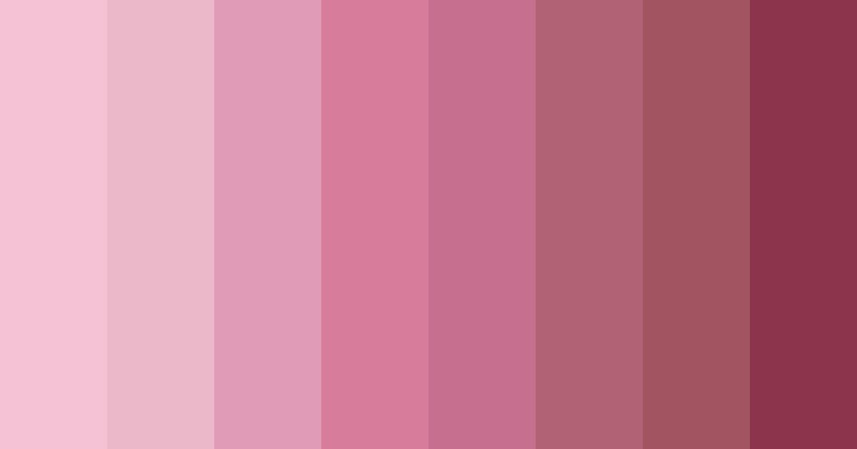 Download soft rose color palette PNG image (landscape)