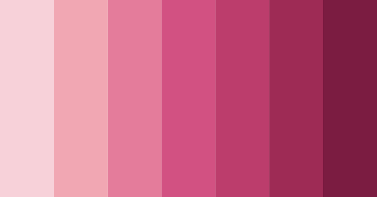 Download pink blossom color palette PNG image (landscape)