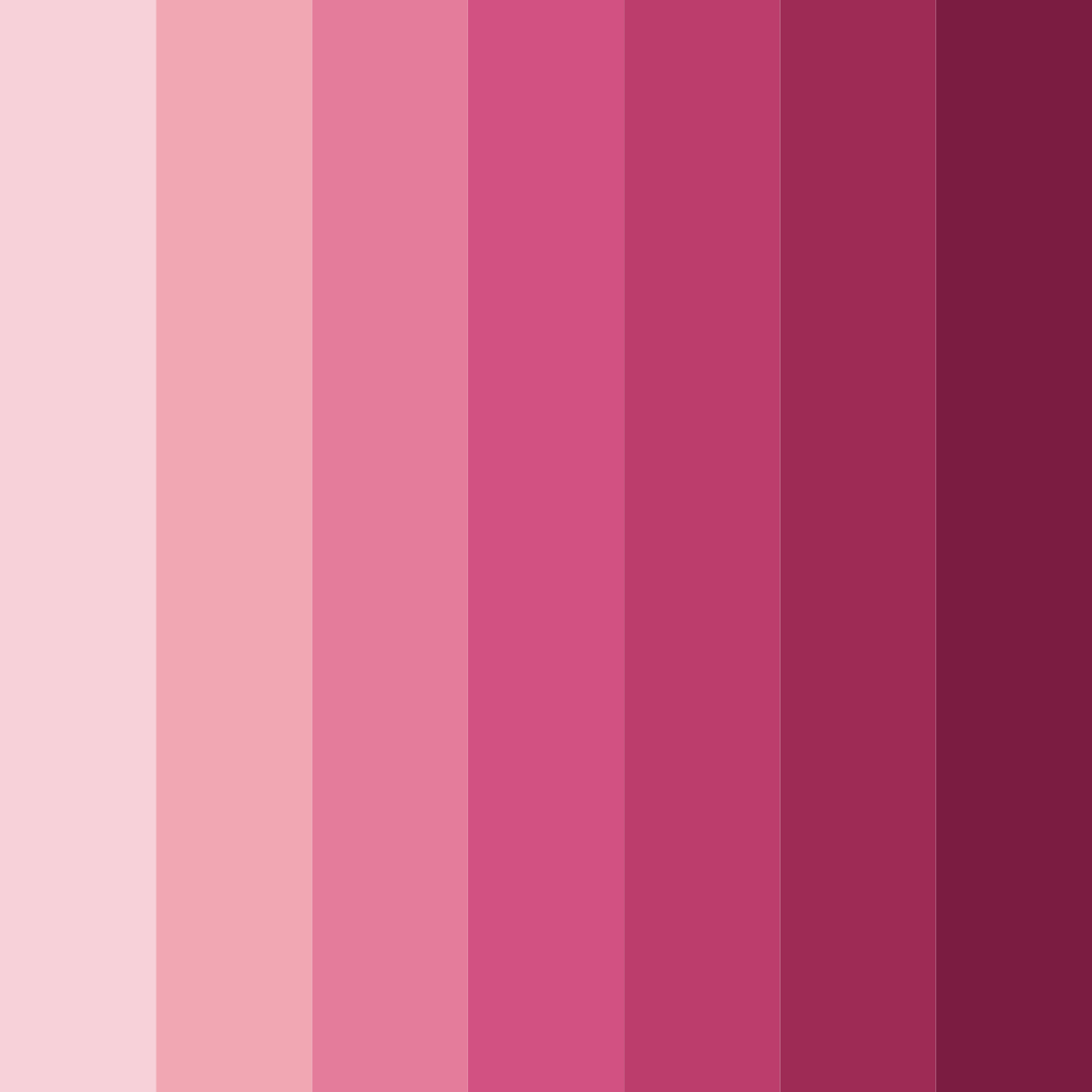 Download pink blossom color palette PNG image (square)