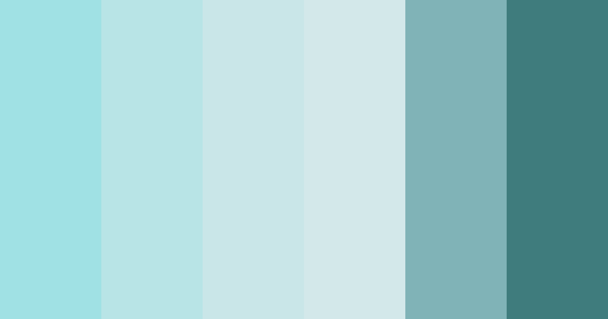 Download ocean breeze serenity color palette PNG image (landscape)