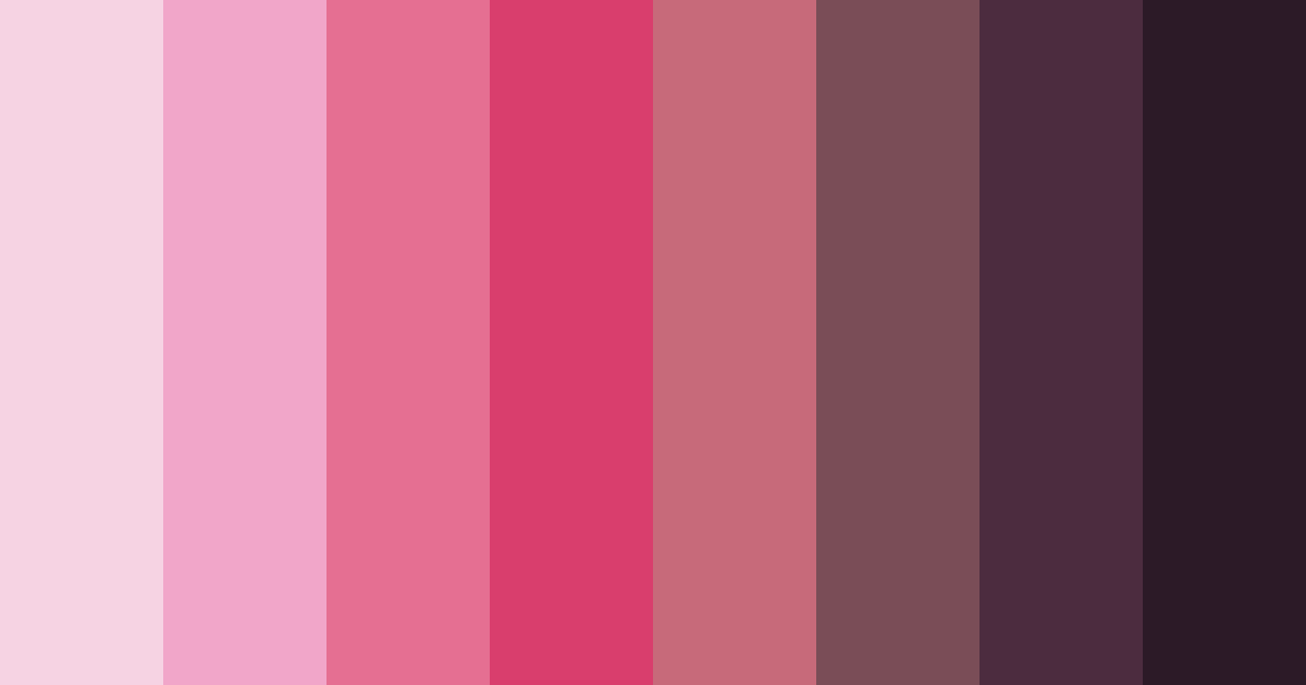Download pink serenity color palette PNG image (landscape)