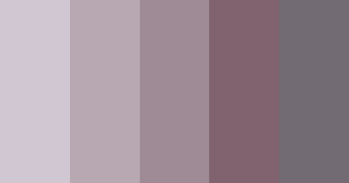 Download shades of purple color palette PNG image (landscape)