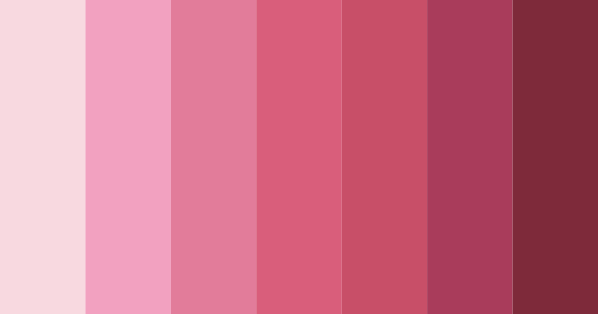 Download pink pastel color palette PNG image (landscape)