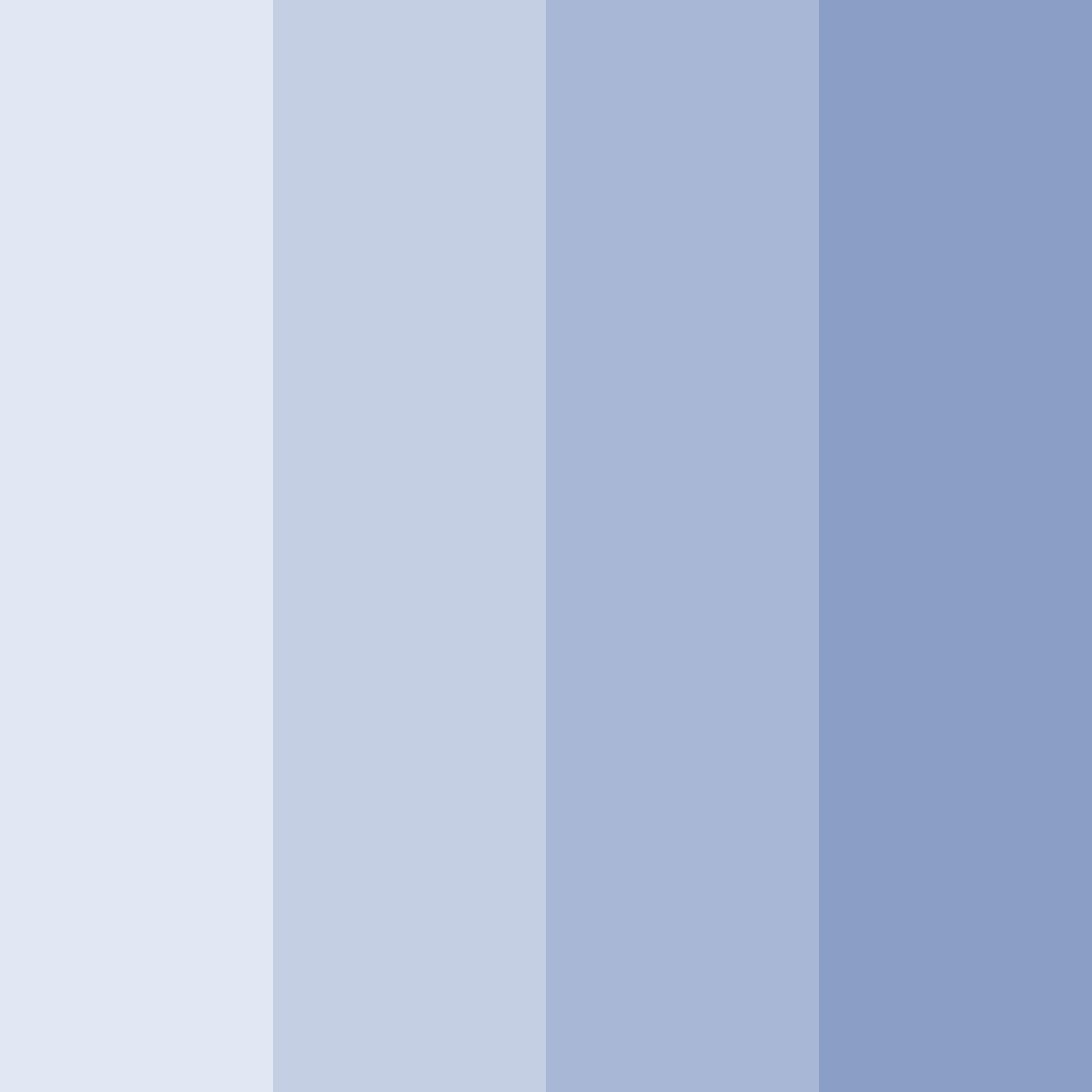 Download gentle sky hues color palette PNG image (square)