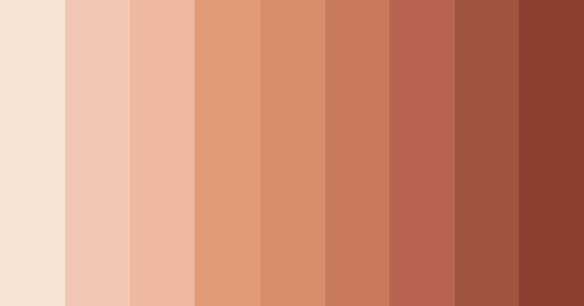 Download warm peach color palette PNG image (landscape)