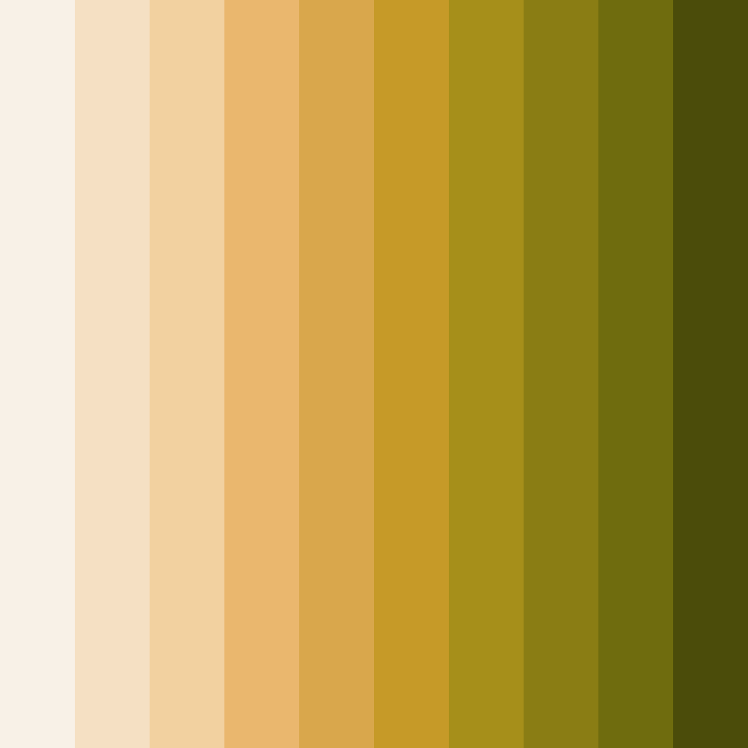 Download milky beige color palette PNG image (square)