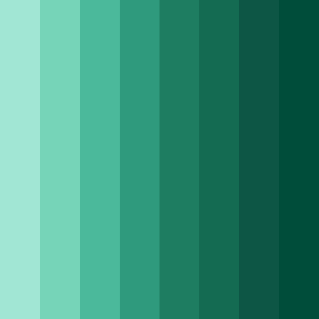 Download tropical serenity color palette PNG image (square)