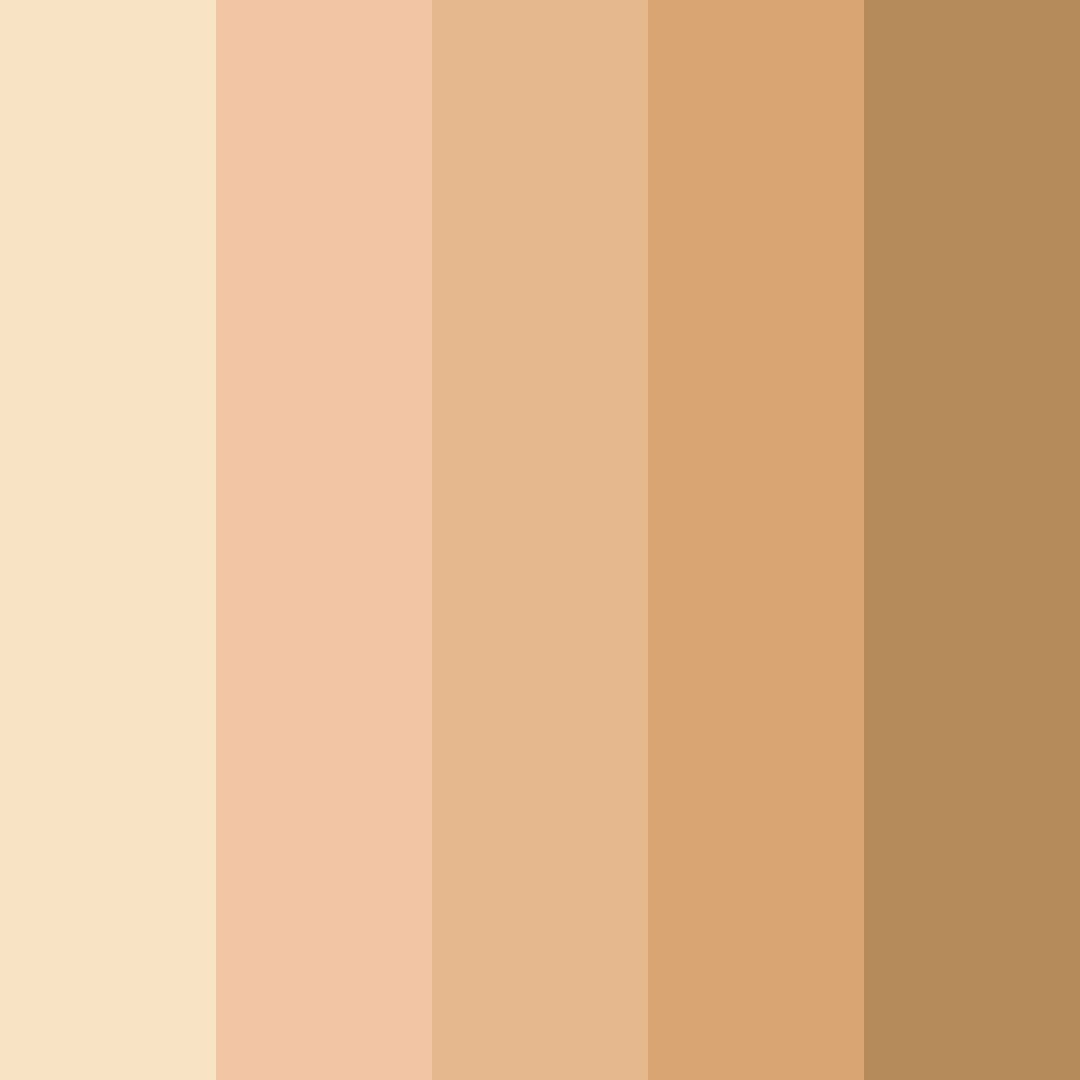 Download sandy serenity color palette PNG image (square)