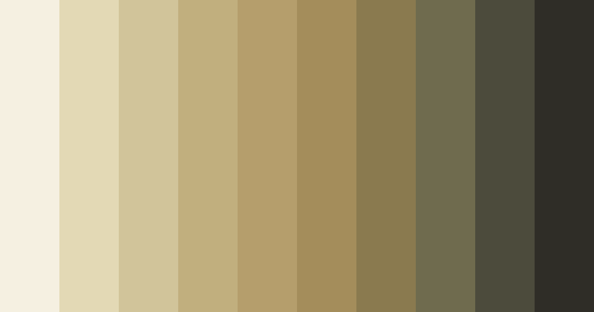 Download beige elegance color palette PNG image (landscape)