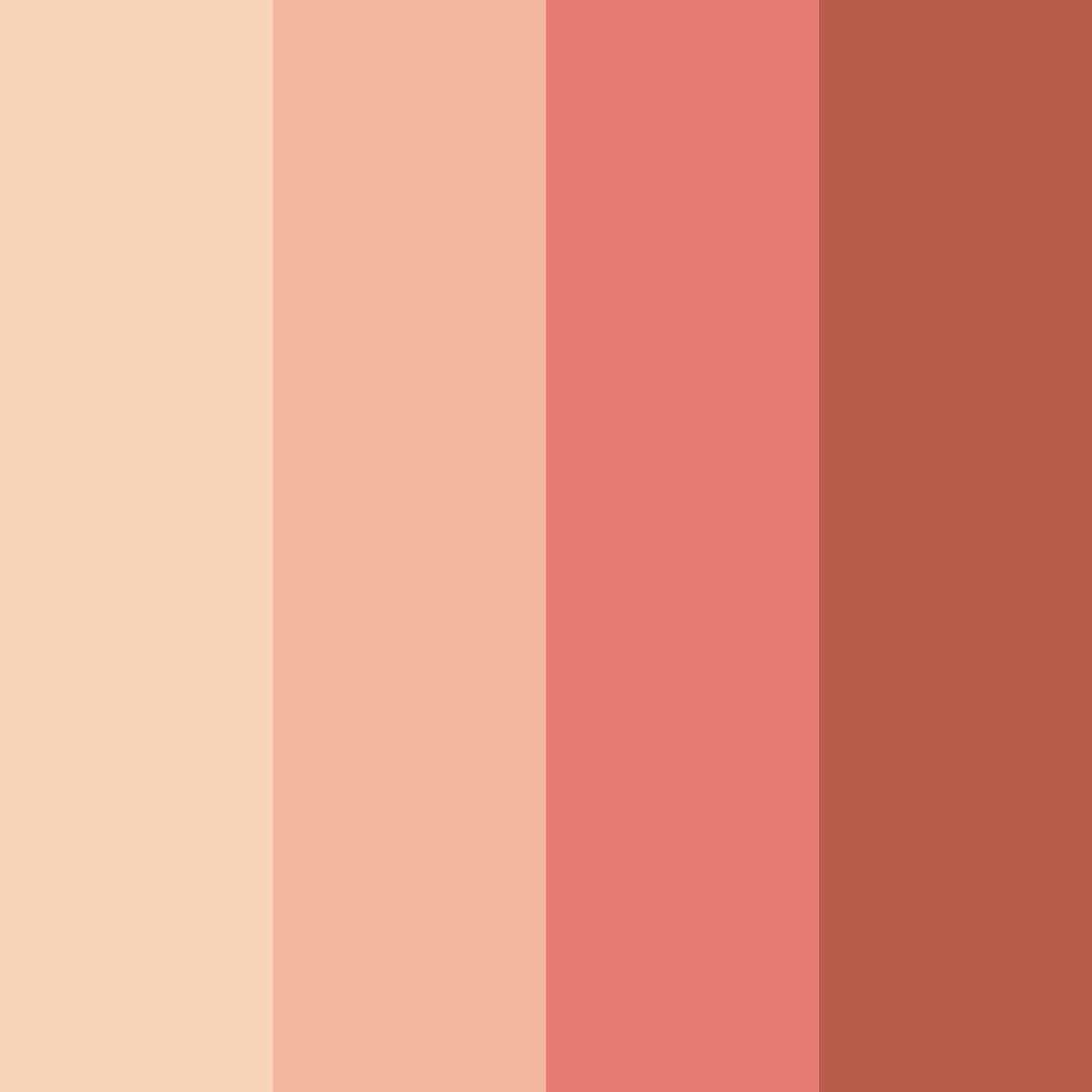 Download brushed petals color palette PNG image (square)
