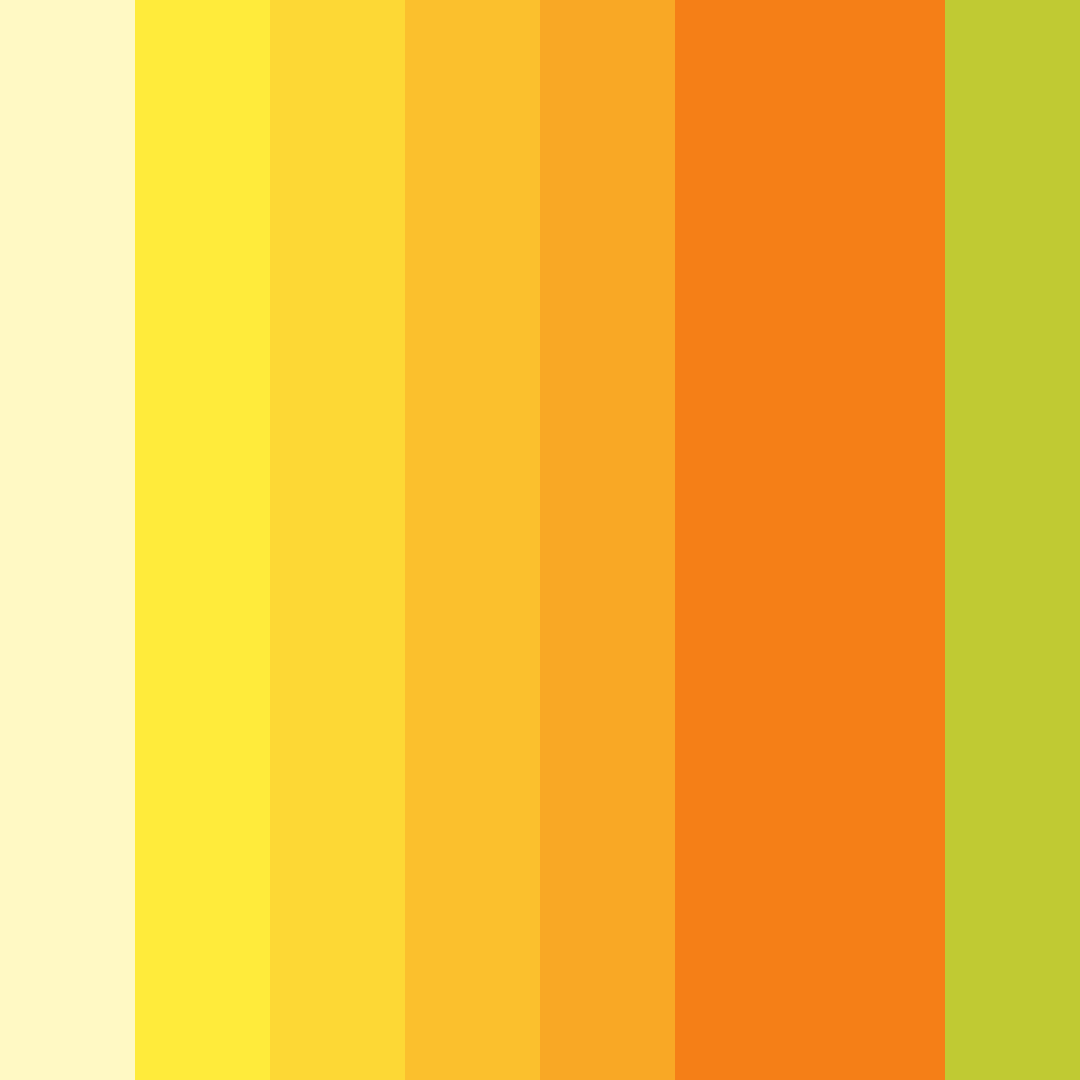 Download sunlit serenity color palette PNG image (square)