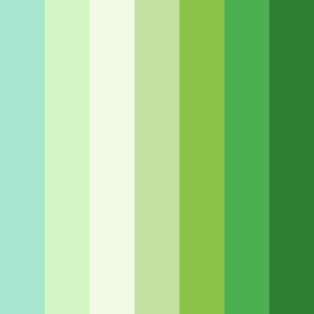 Download bright green color palette PNG image (square)