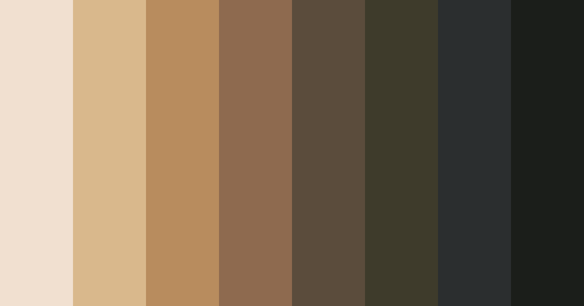 Download brown autumnforest color palette PNG image (landscape)