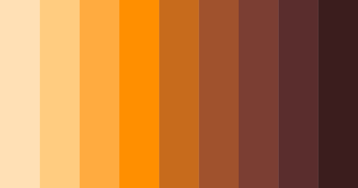 Download warm brown color palette PNG image (landscape)