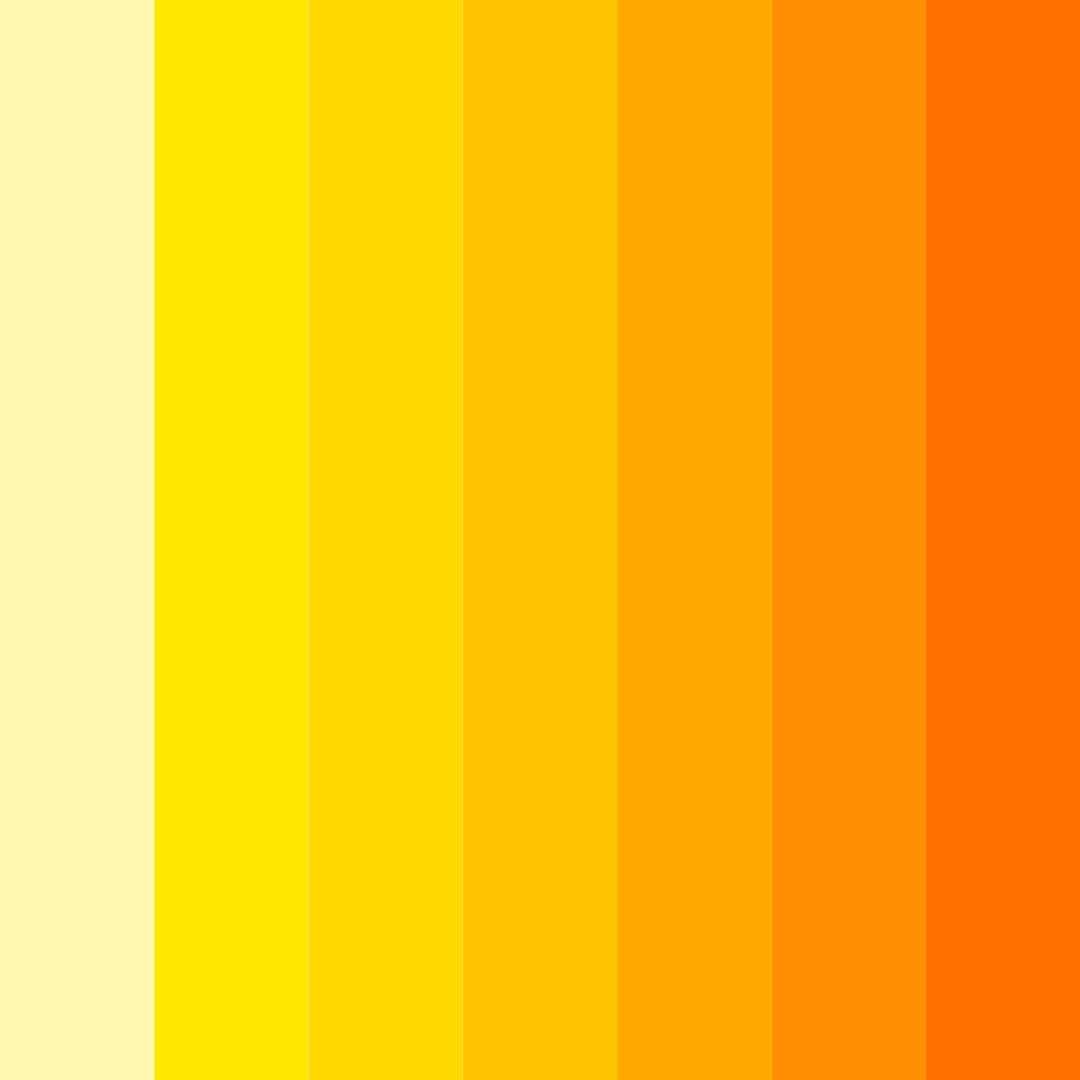 Download bright yellow color palette PNG image (square)