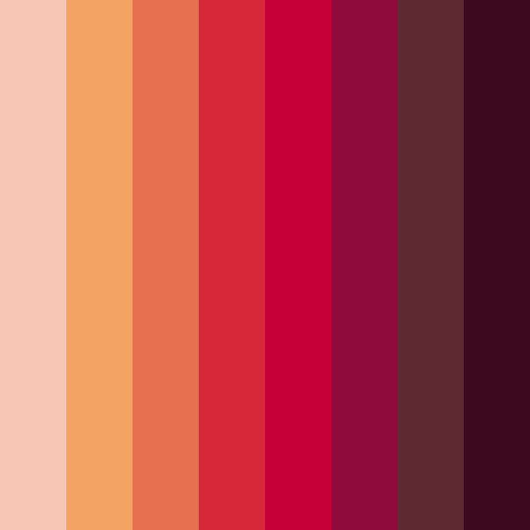 Download red rockets color palette PNG image (square)