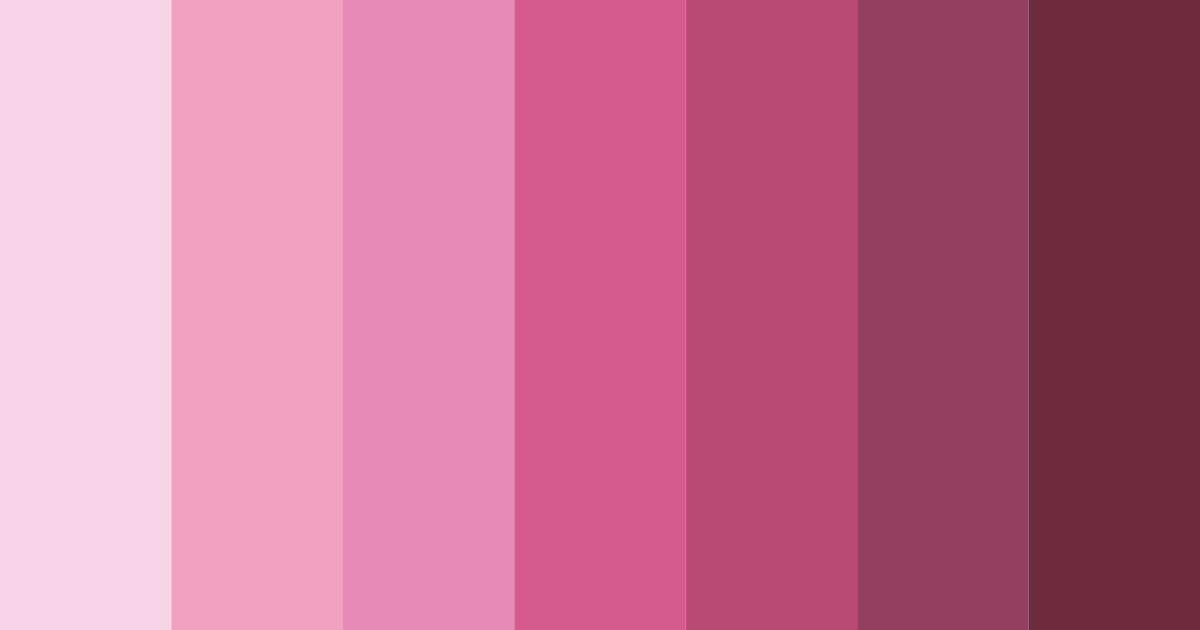 Download pink spring color palette PNG image (landscape)