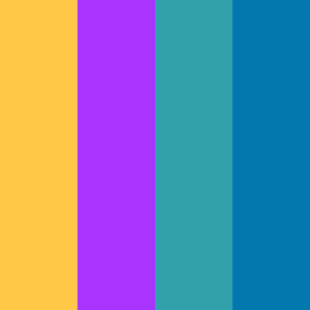 Download sunset beach sorbet color palette PNG image (square)