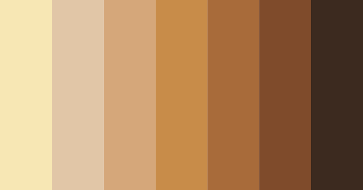 Download brown vintage camp color palette PNG image (landscape)