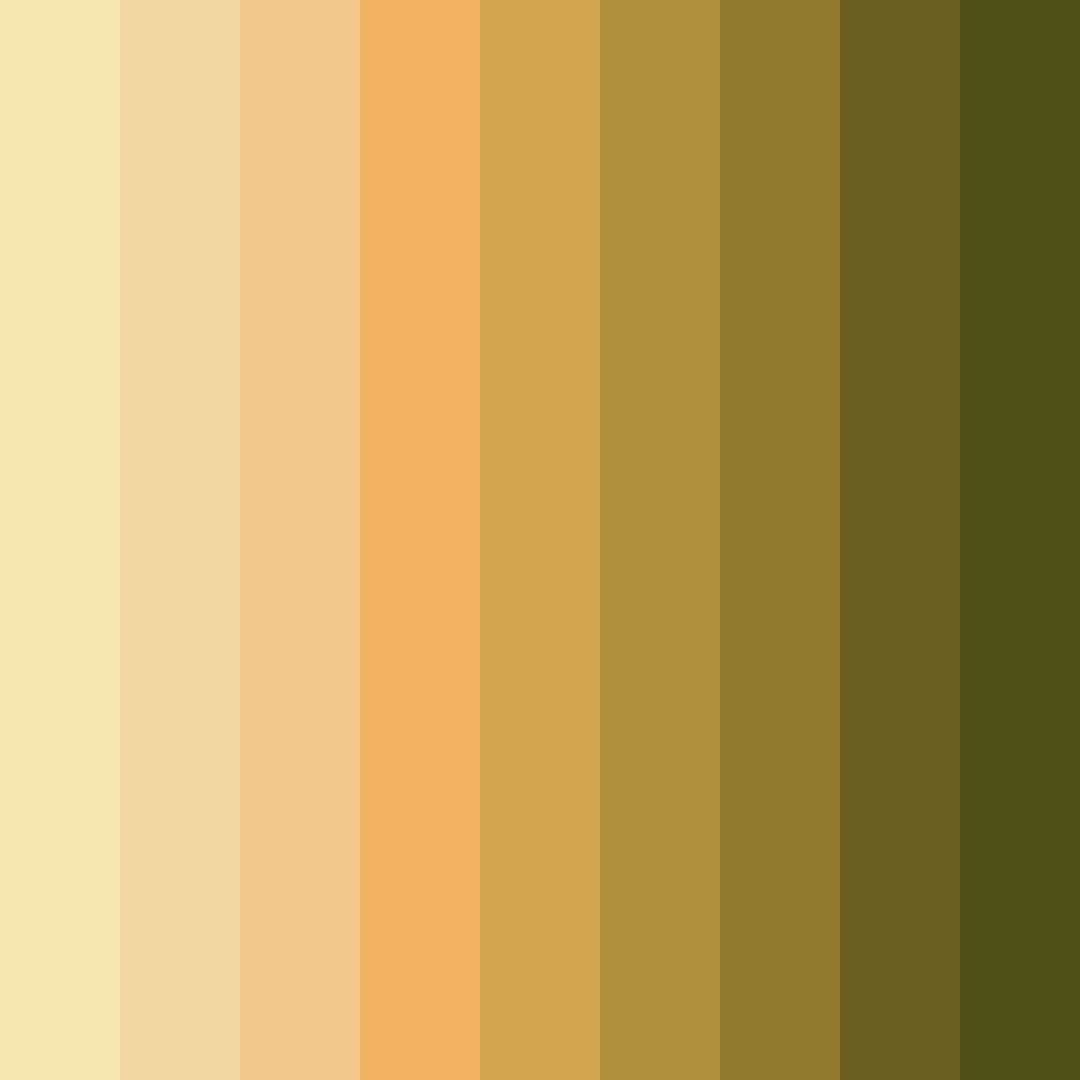 Download brown tones color palette PNG image (square)