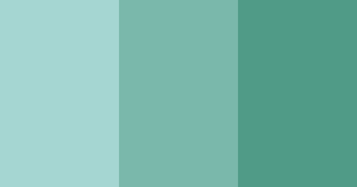 Download shades of green eucalyptus color palette PNG image (landscape)