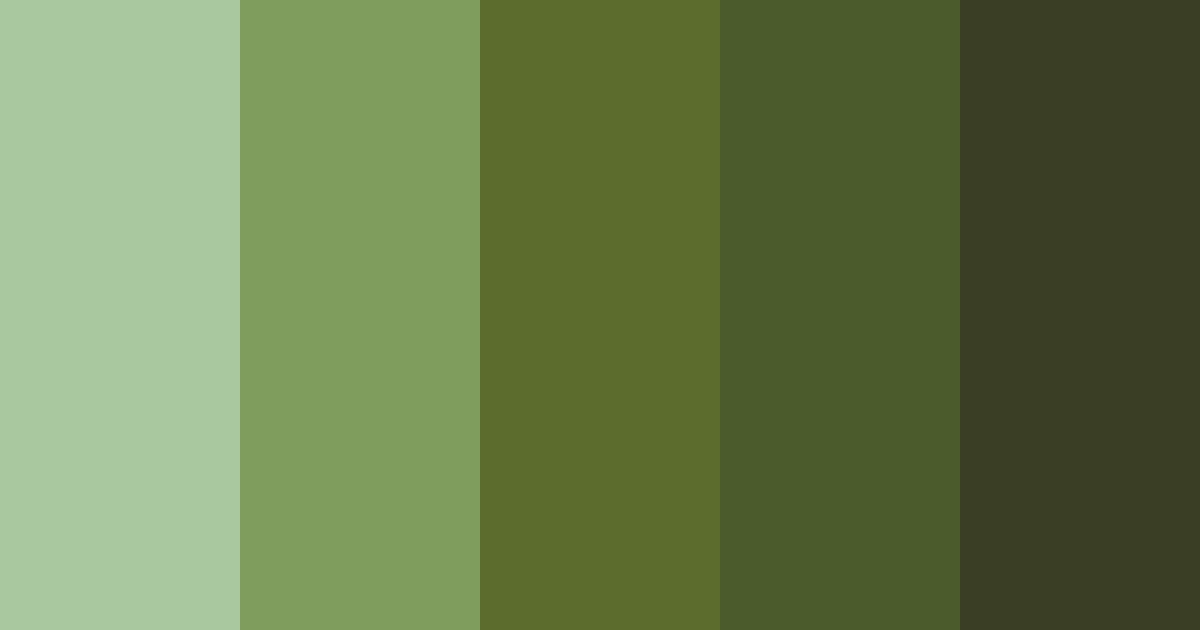 Download whispering woods color palette PNG image (landscape)