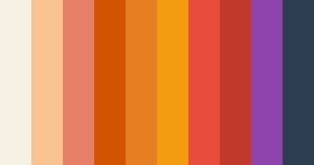 Download autumn ember bliss color palette PNG image (landscape)