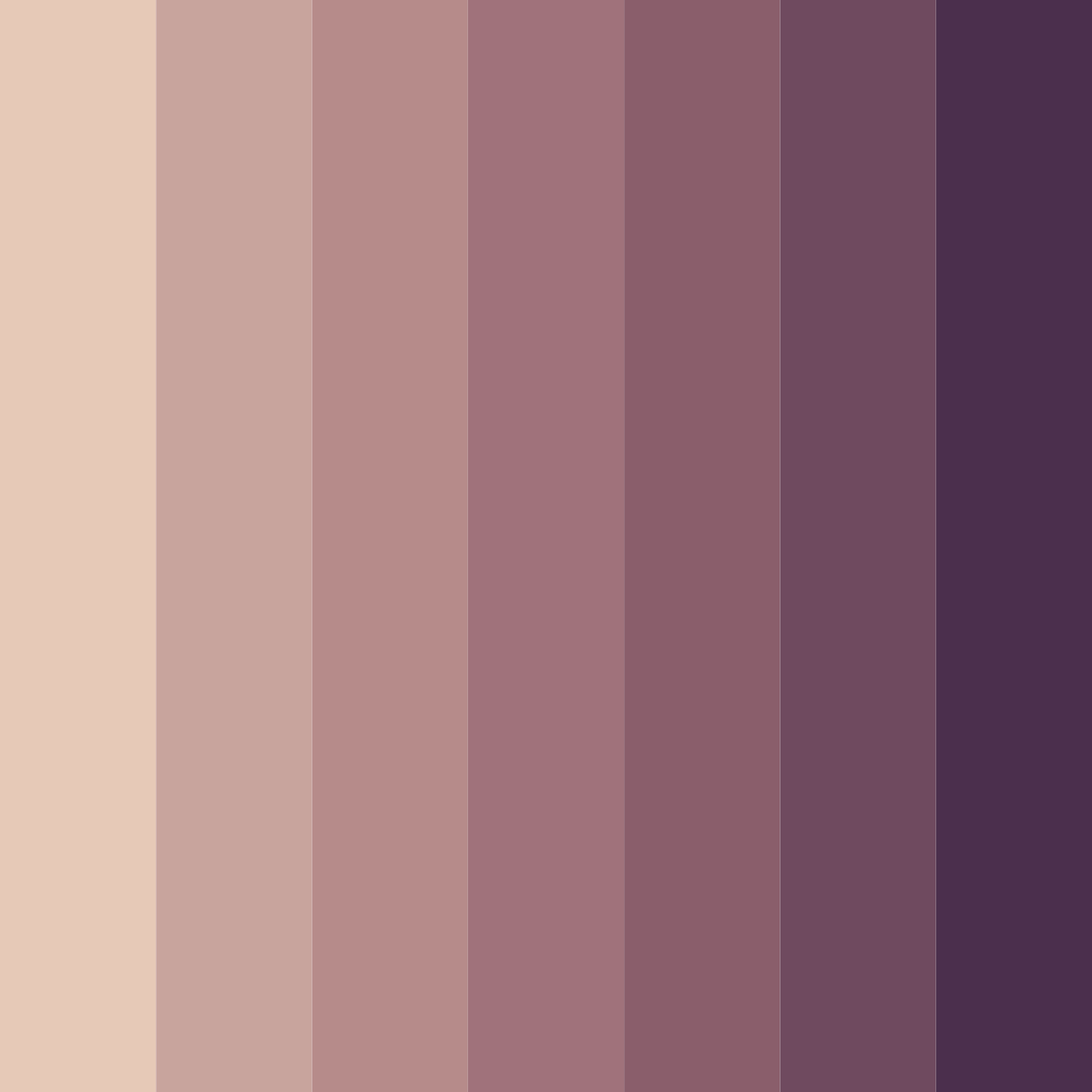 Download muted pink color palette PNG image (square)