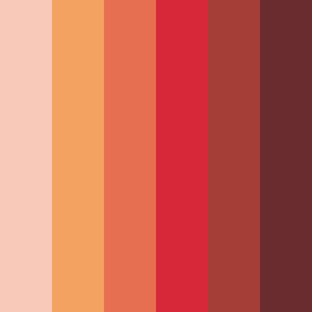 Download red war color palette PNG image (square)