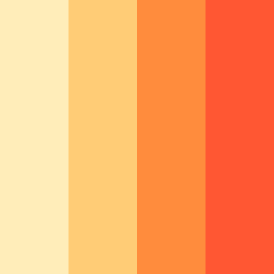 Download sunset whispers color palette PNG image (square)