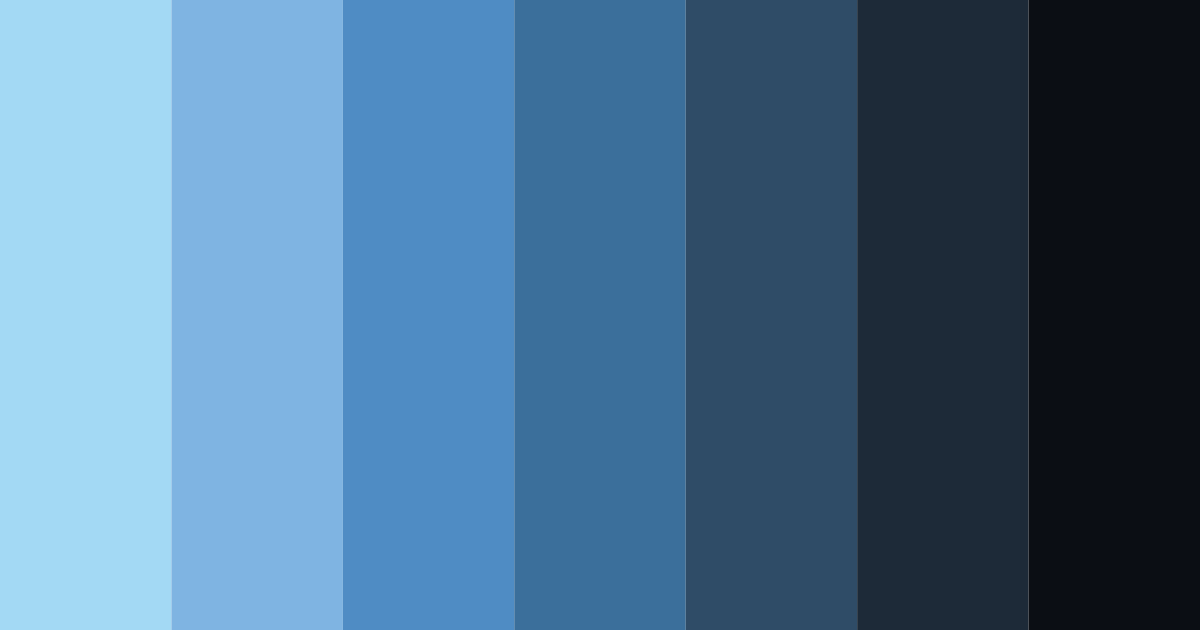 Download blue dimensions color palette PNG image (landscape)