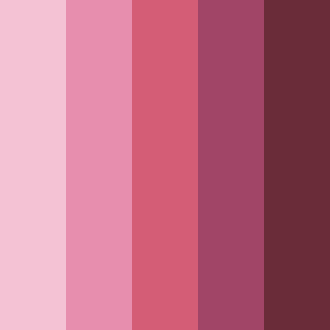Download shades of pink color palette PNG image (square)