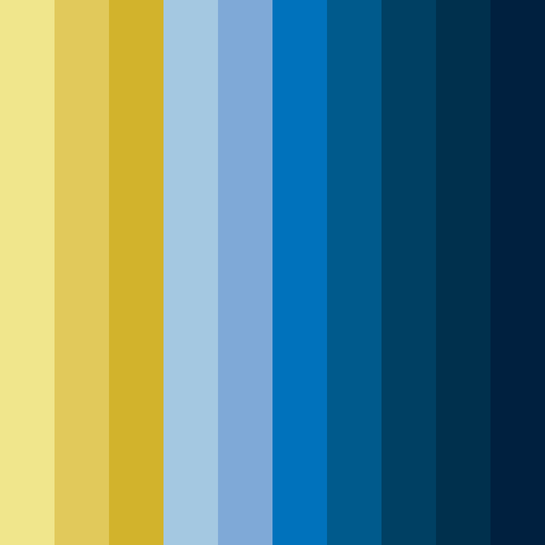 Download sunlit waves color palette PNG image (square)
