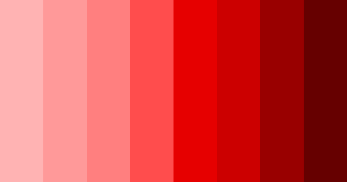 Download bright red color palette PNG image (landscape)
