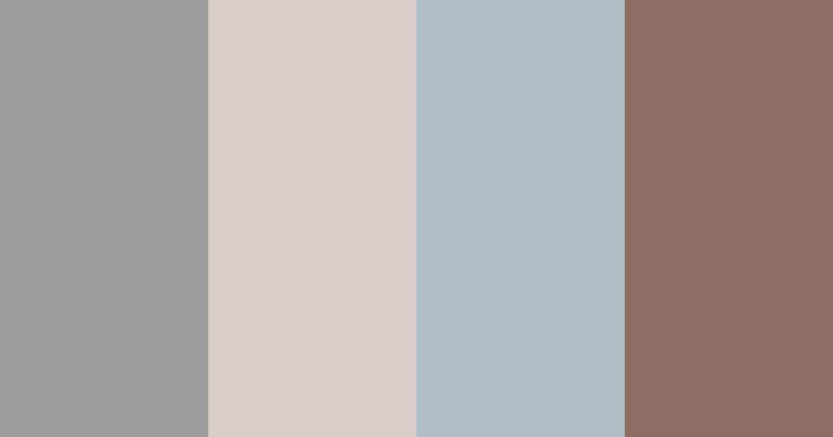 Download neutral modern hues color palette PNG image (landscape)