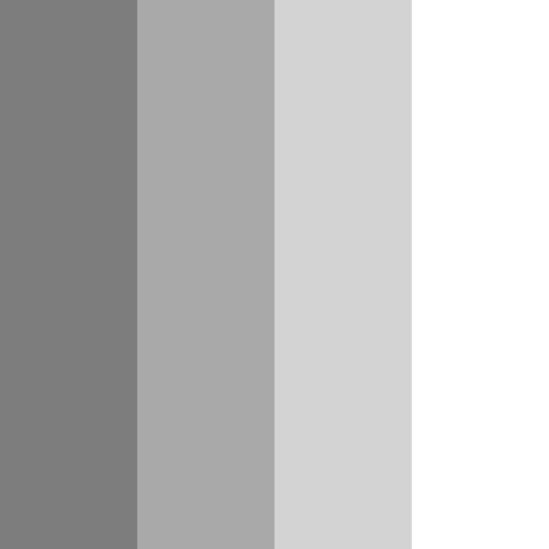 Download shades of black color palette PNG image (square)