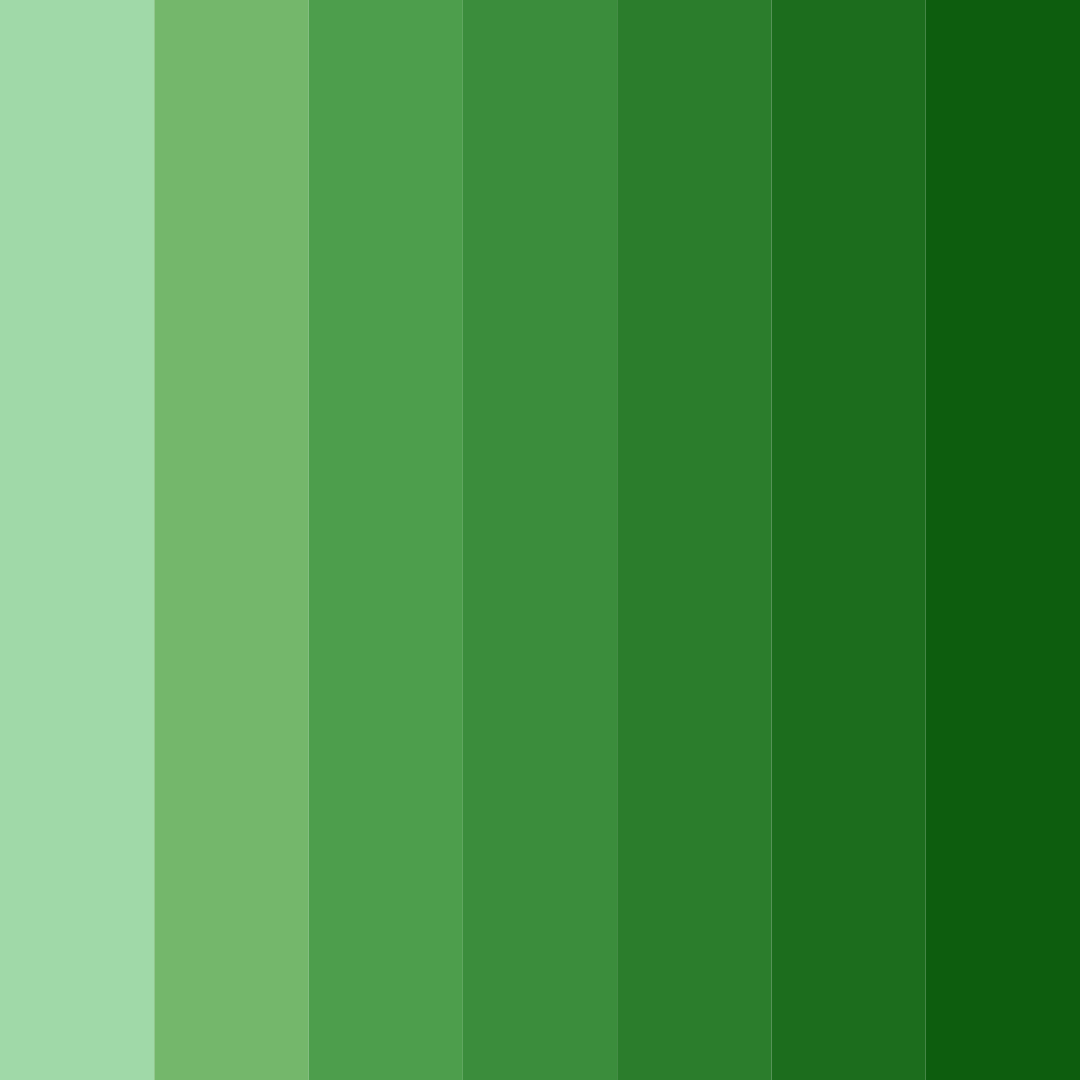 Download shades of green and black color palette PNG image (square)