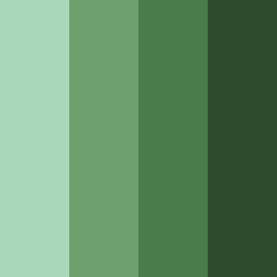 Download sylvan serenity color palette PNG image (square)
