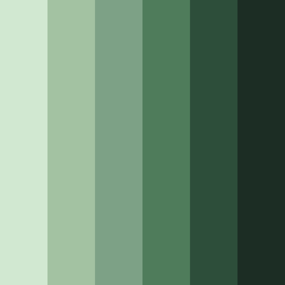 Download dark green mystery color palette PNG image (square)