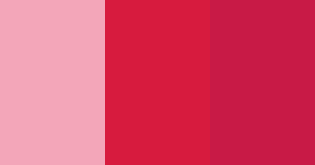 Download shades of red color palette PNG image (landscape)