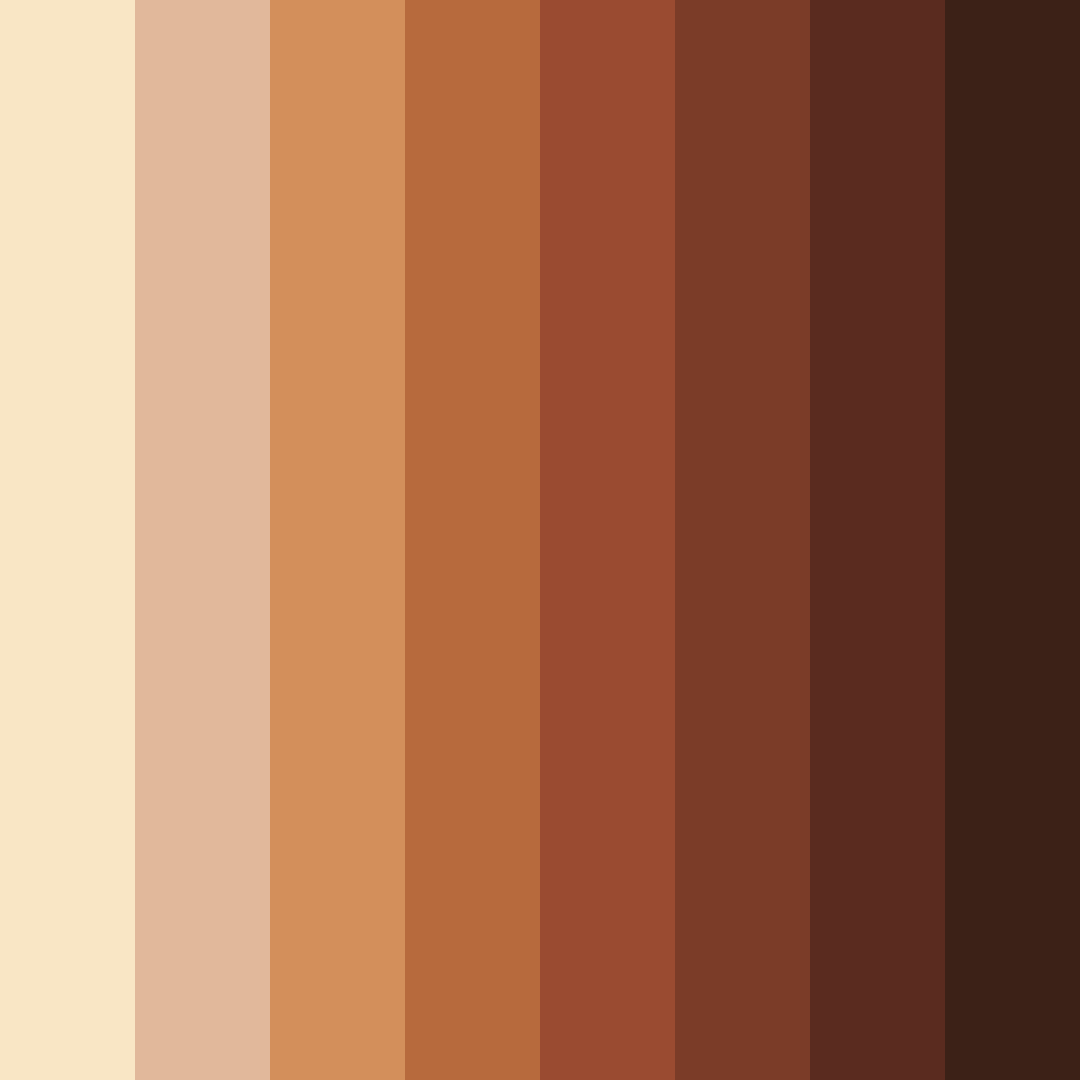 Download brown autumnforest color palette PNG image (square)