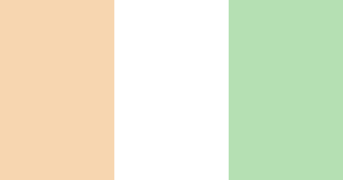 Download peachy green color palette PNG image (landscape)