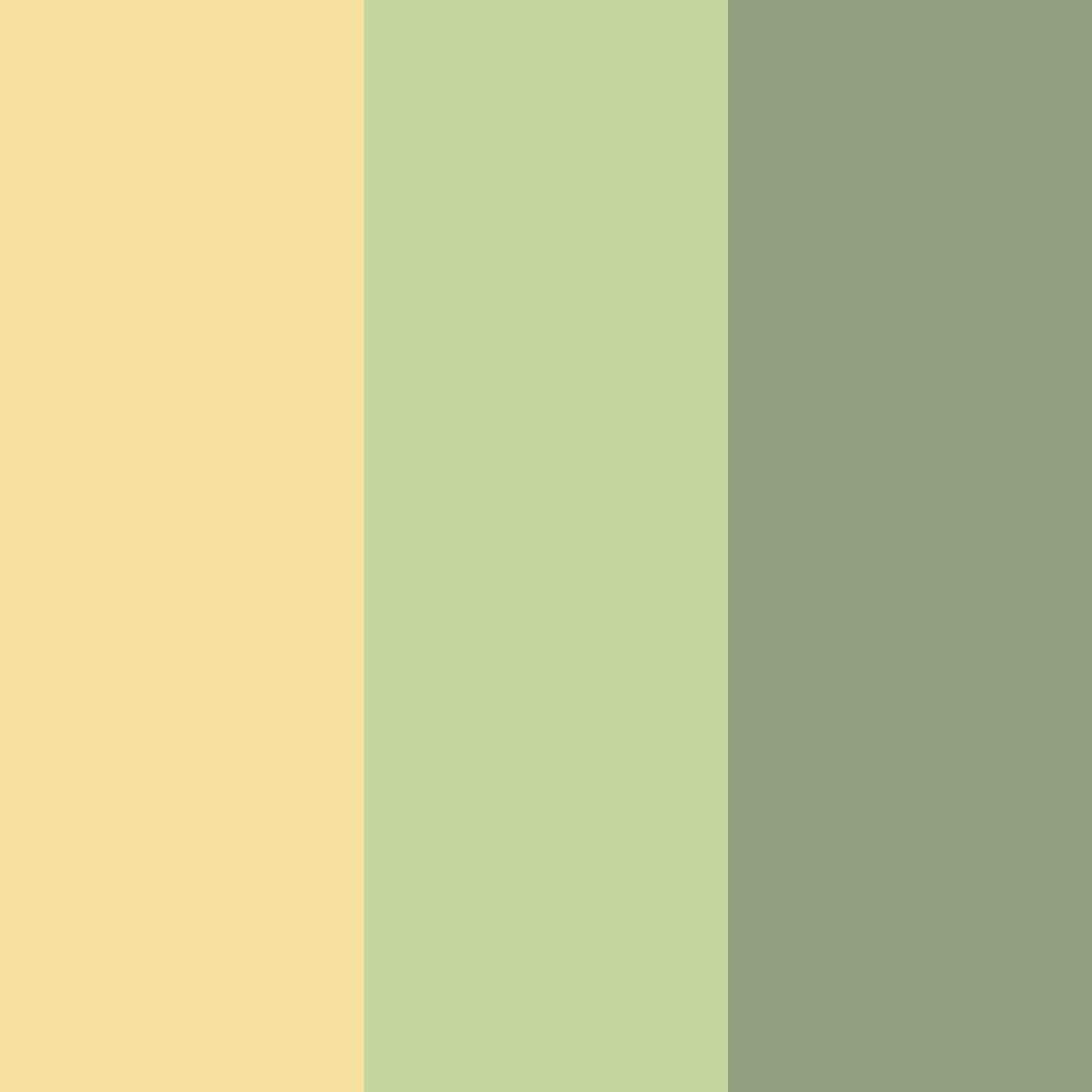 Download warm gold and lime green color palette PNG image (square)