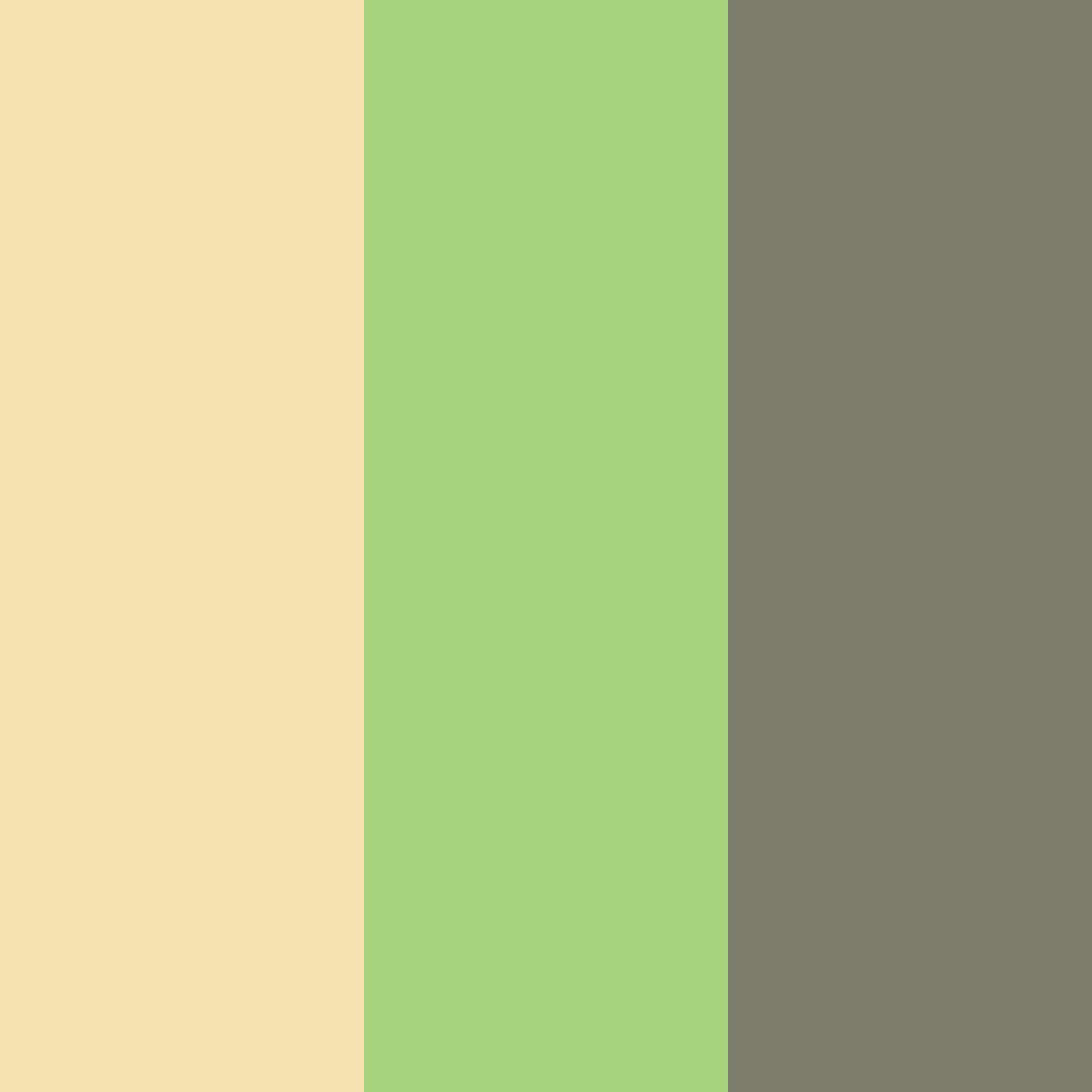 Download warm gold green color palette PNG image (square)