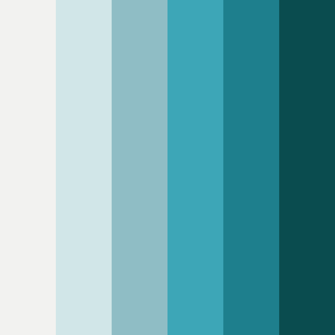 Download quantum aqua dream color palette PNG image (square)