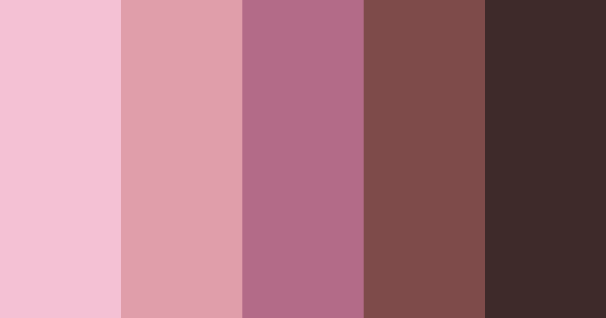 Download rosewood embrace color palette PNG image (landscape)