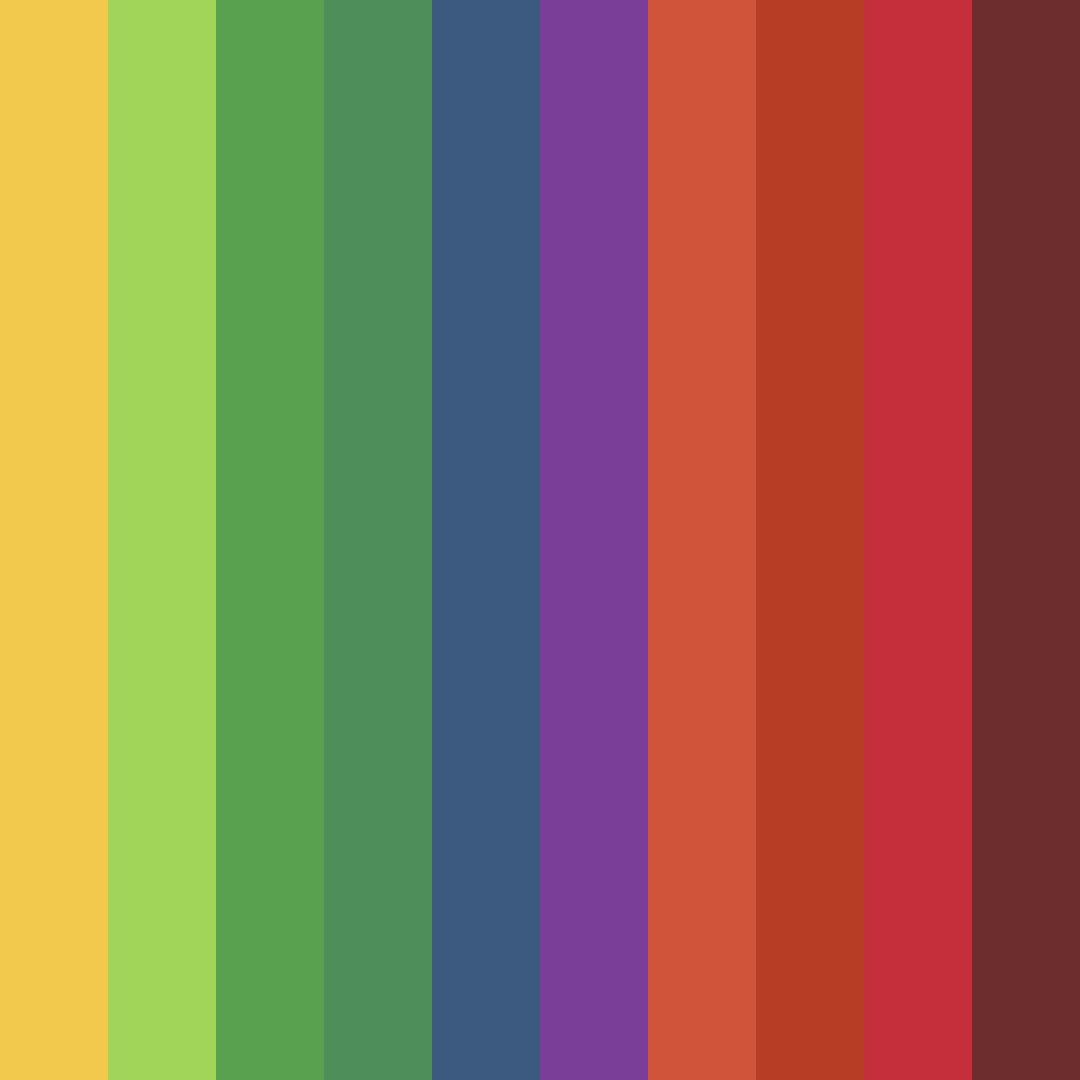 Download harvest harmony color palette PNG image (square)
