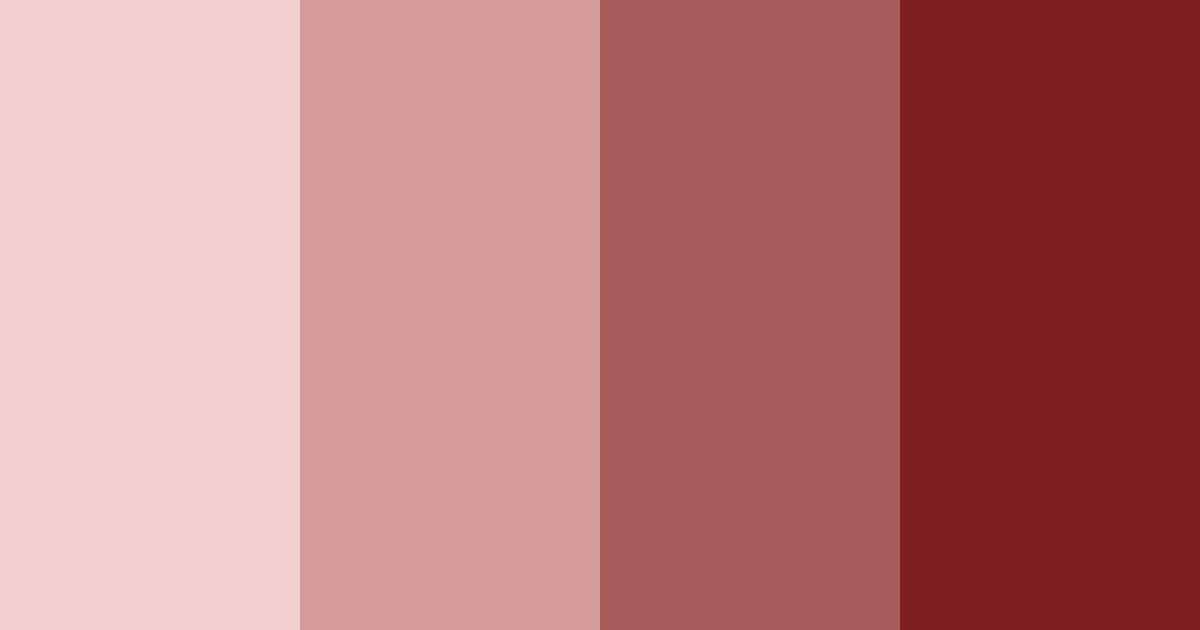 Download deep red color palette PNG image (landscape)